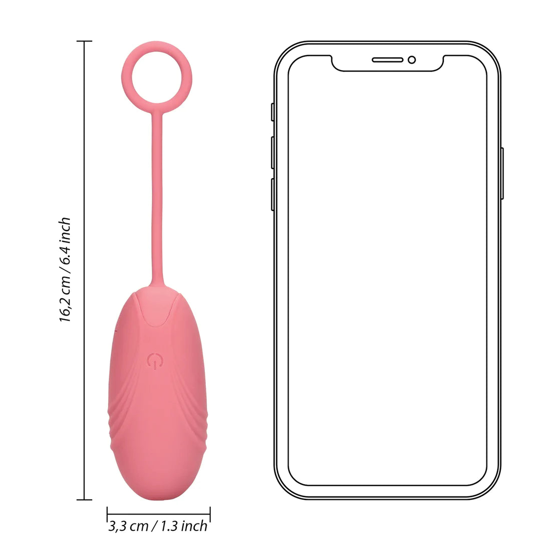 LOVELINE Ultra Soft Silicone Egg Vibrator with Remote Control