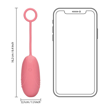 LOVELINE Ultra Soft Silicone Egg Vibrator with Remote Control
