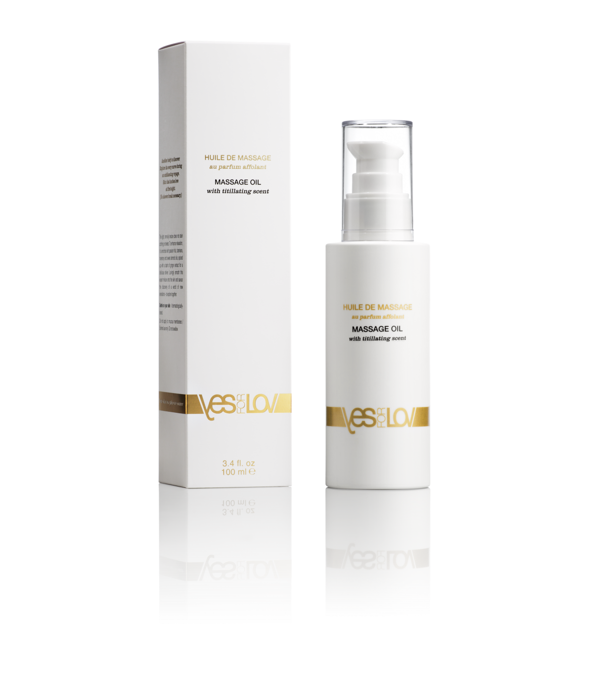 YESFORLOV Massage Oil With Titillating Scent 100ml
