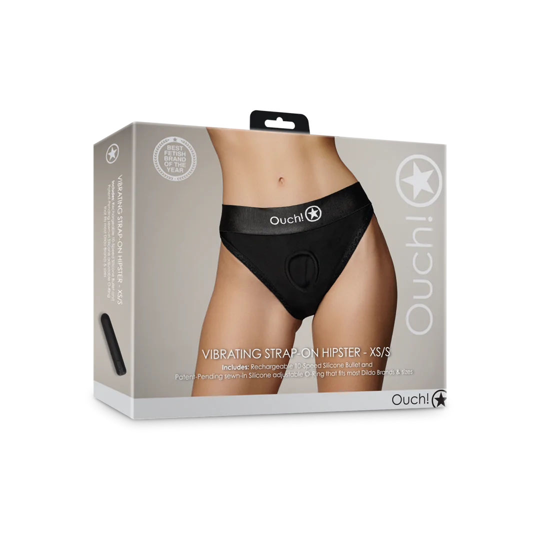 OUCH! Vibrating Strap-on Hipster