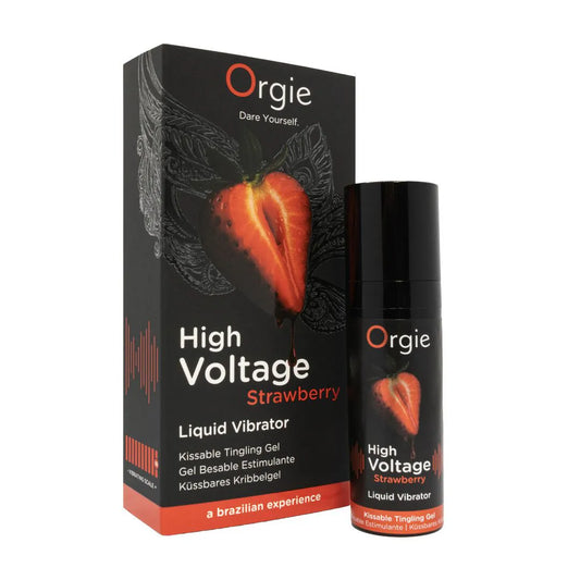 ORGIE High Voltage - Liquid Vibrator - Strawberry