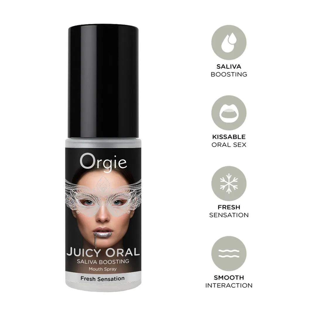 ORGIE Juicy Oral - Saliva Boosting Mouth Spray - 0.5 fl oz / 15 ml