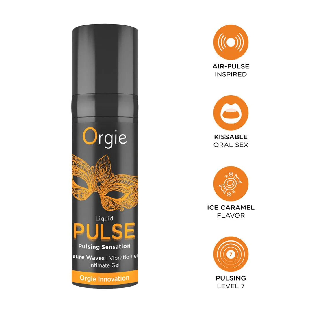 ORGIE Liquid Pulse - Pulsing Sensation Arousal Intimate Gel - 0.5 fl oz / 15 ml