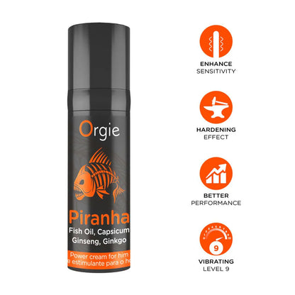 ORGIE Piranha - Power Cream For Him - 0.5 fl oz / 15 ml
