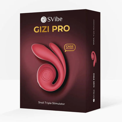 SVIBE GIZI Pro - Triple Stimulator - Bordeaux