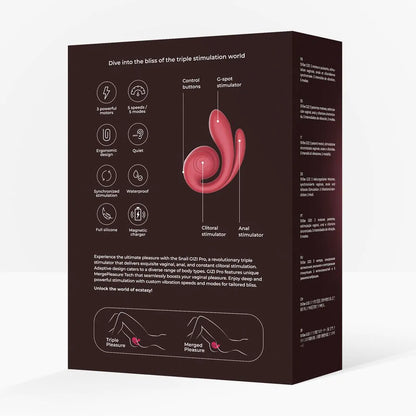 SVIBE GIZI Pro - Triple Stimulator - Bordeaux