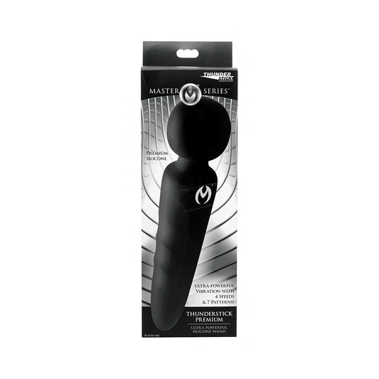 XRBRANDS Thunderstick - Premium Ultra Powerful Rechargeable Silicone Wand