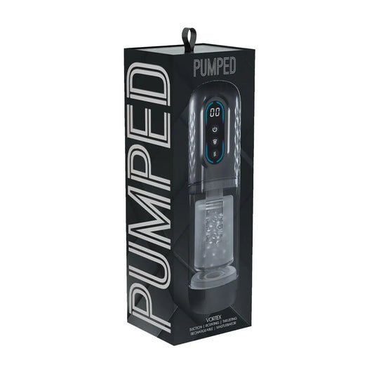 PUMPED Vortex - Suction Rotation and Thrusting Masturbator Pump