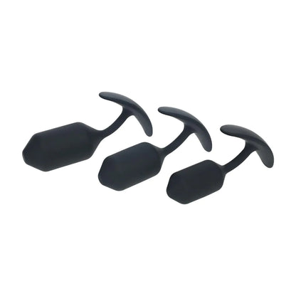 LEVELZ Silicone Weighted Anal Plug Training Set