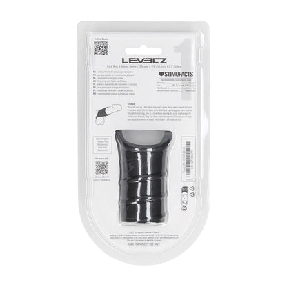 LEVELZ Silicone Cockring and Ribbed Sleeve