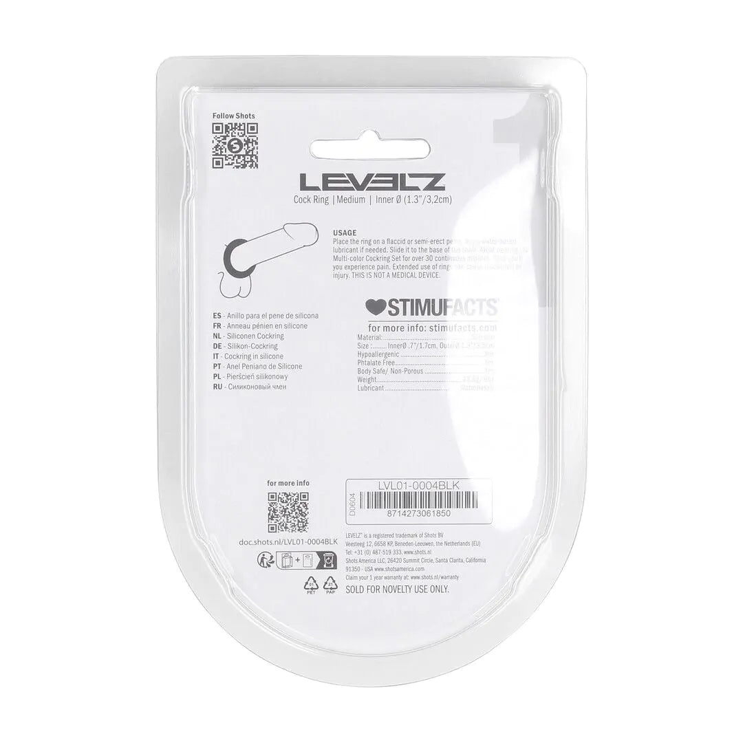 LEVELZ Liquid Silicone Cockring