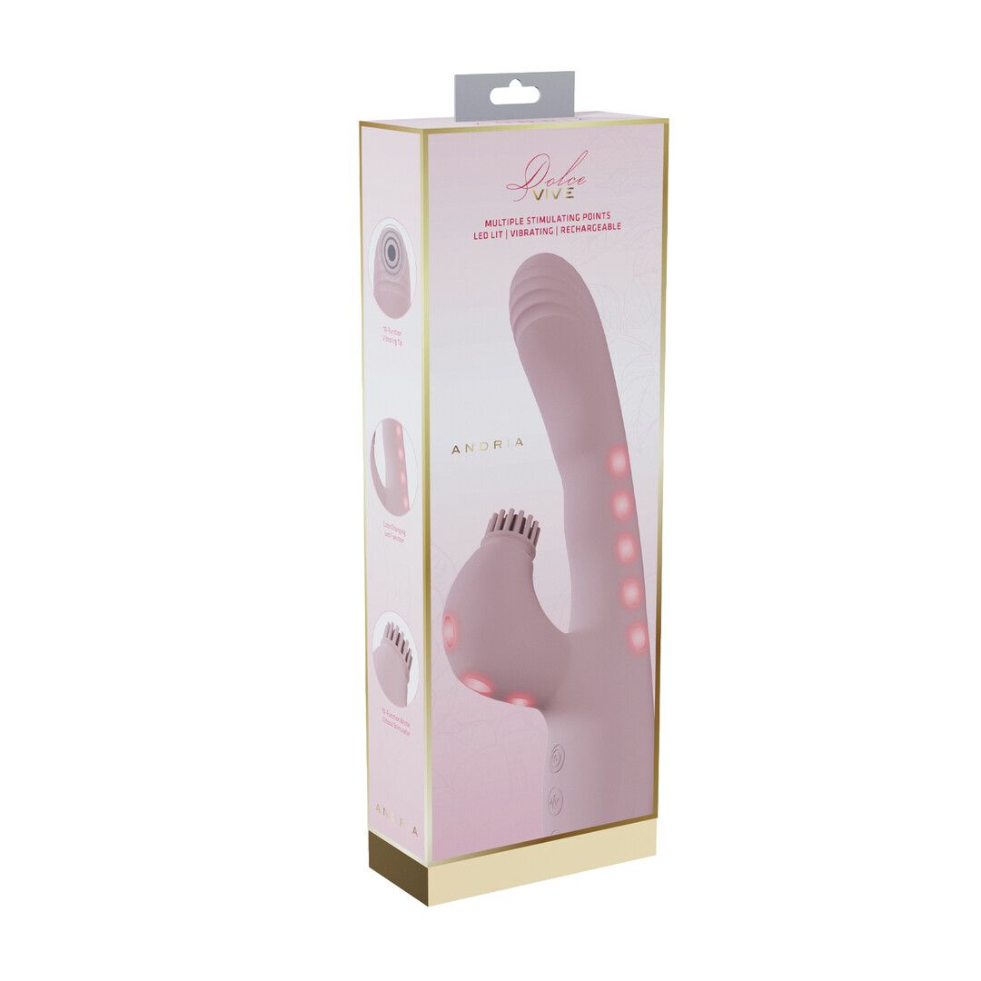 LOVENSE Andria - G-Spot Vibrating and Tap Clit Stimulator with LED