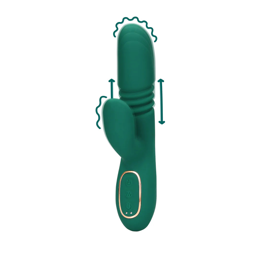 LOVELINE Thrusting and Warming Rabbit Vibrator