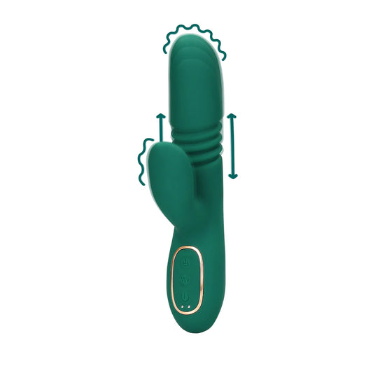 LOVELINE Thrusting and Warming Rabbit Vibrator