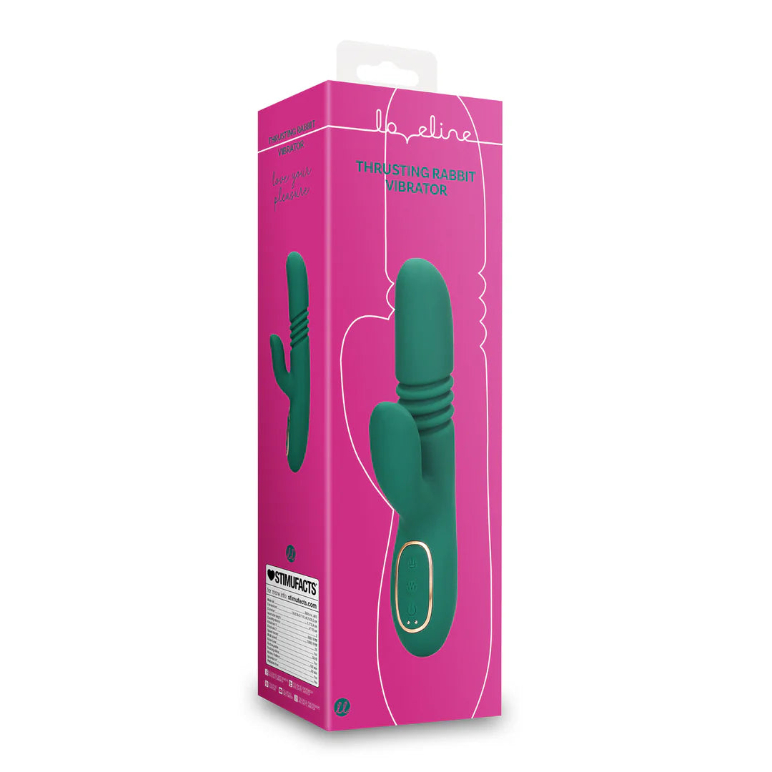LOVELINE Thrusting and Warming Rabbit Vibrator