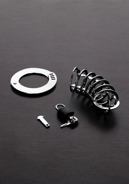 STEELBYSHOTS The Spiked Chasity Cage